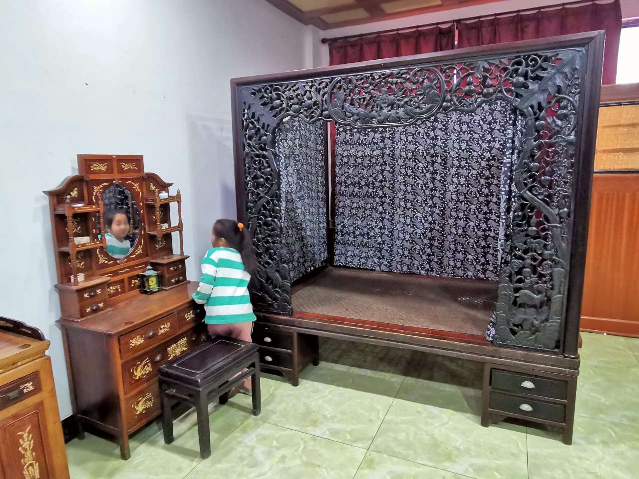 游"德化堂"中国古床博物馆
