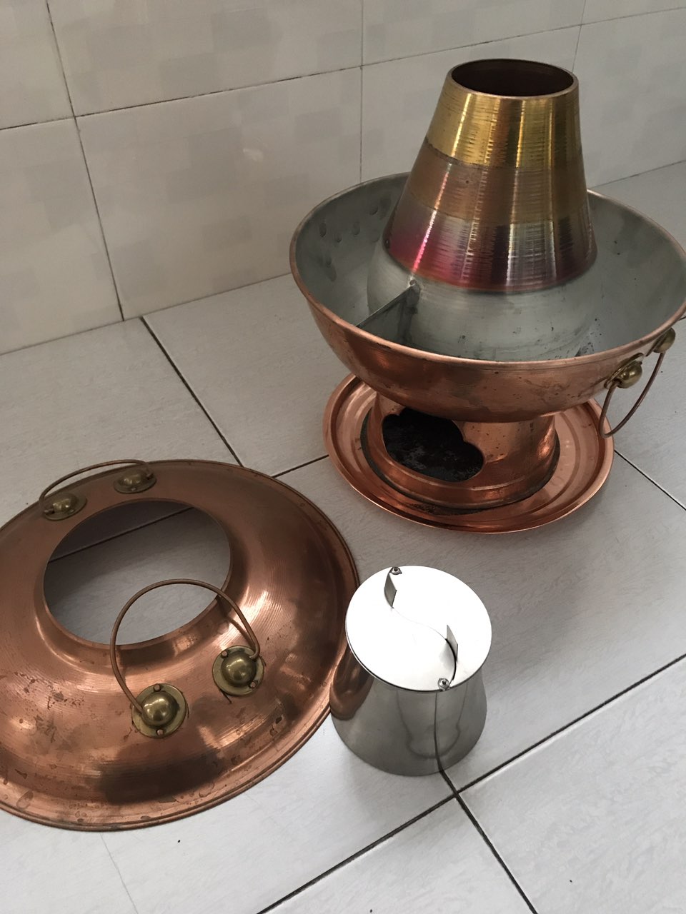 全新铜炉锅
