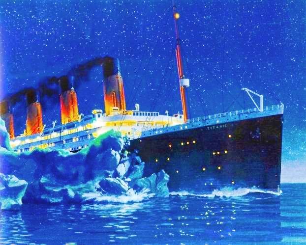 真情纪念【泰坦尼克号】撞击冰山,遇难110周年